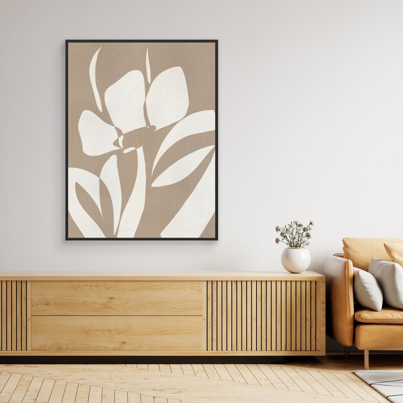 Muted Petals No 3 by Shatha Al Dafai