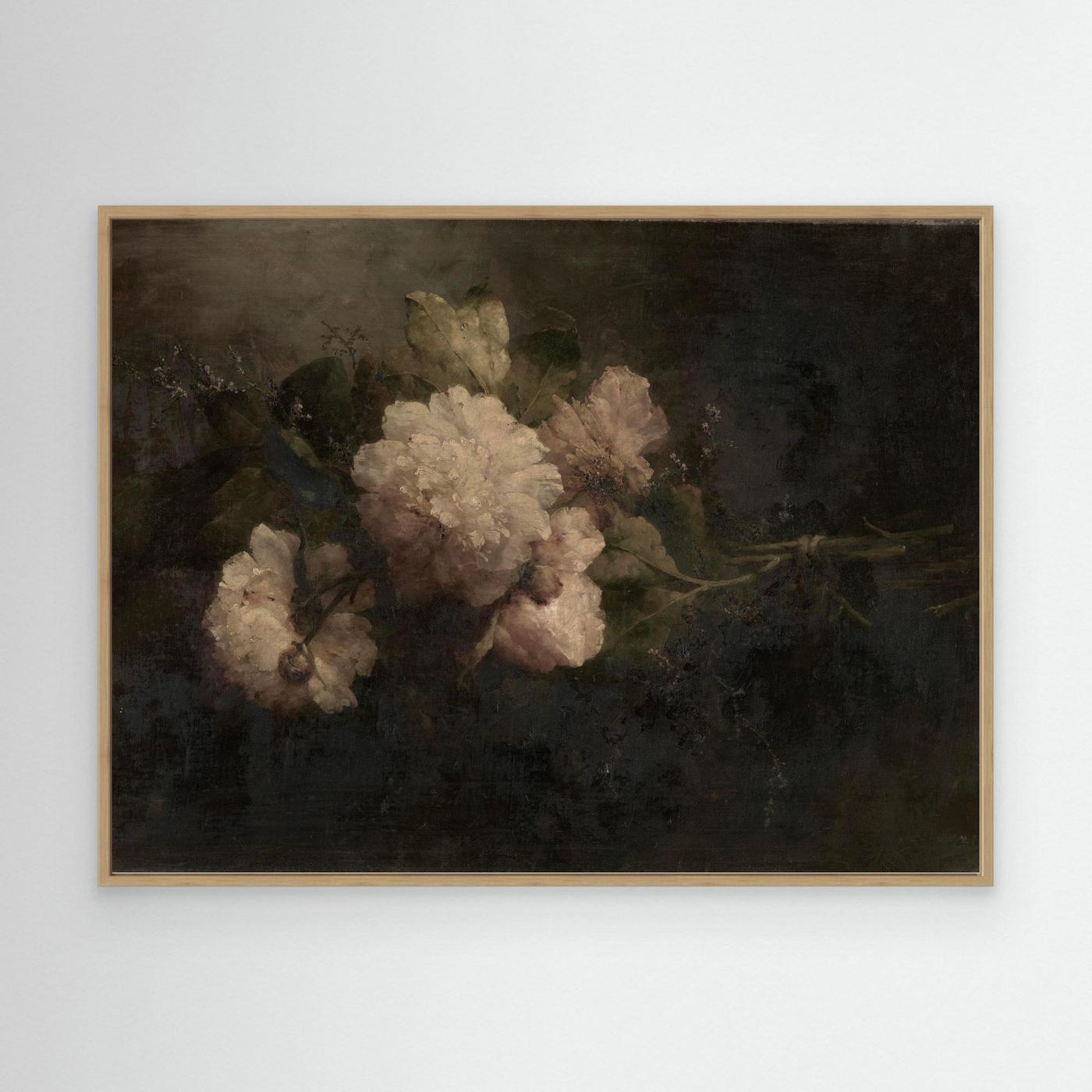 Peonies Bouquet Still Life | Canvas
