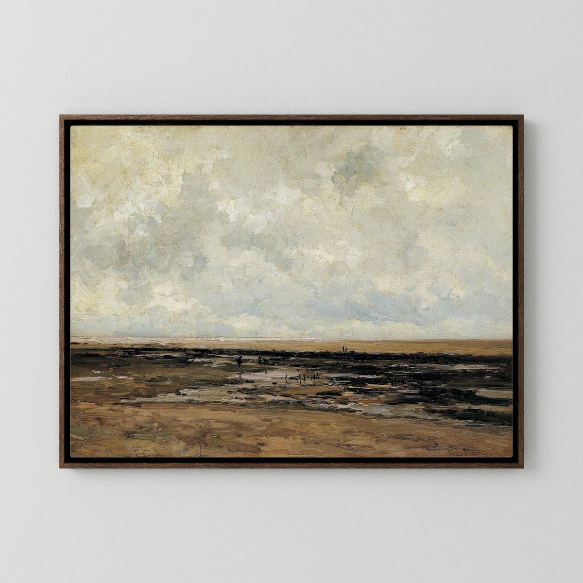 Neutral Landscape Canvas Wall Art | Serene Minimal Landscape for Modern Home Decor