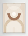 Beige Mid Century Poster No.1 by Elena Ristova