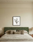Green Berry Botanical Study Vintage Wall Art Print