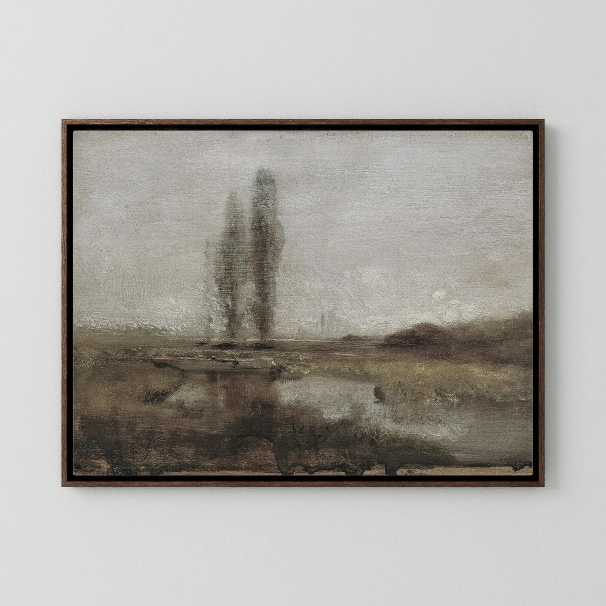 Neutral Earth Tone Landscape Canvas | Large Wall Art for Any Room