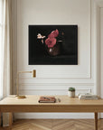 Vintage Red Poppy Still Life Art Print