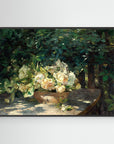 Garden Gathering Floral Artwork Canvas