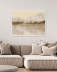 Abstract Landscape in neutral browns by Dina Dankers
