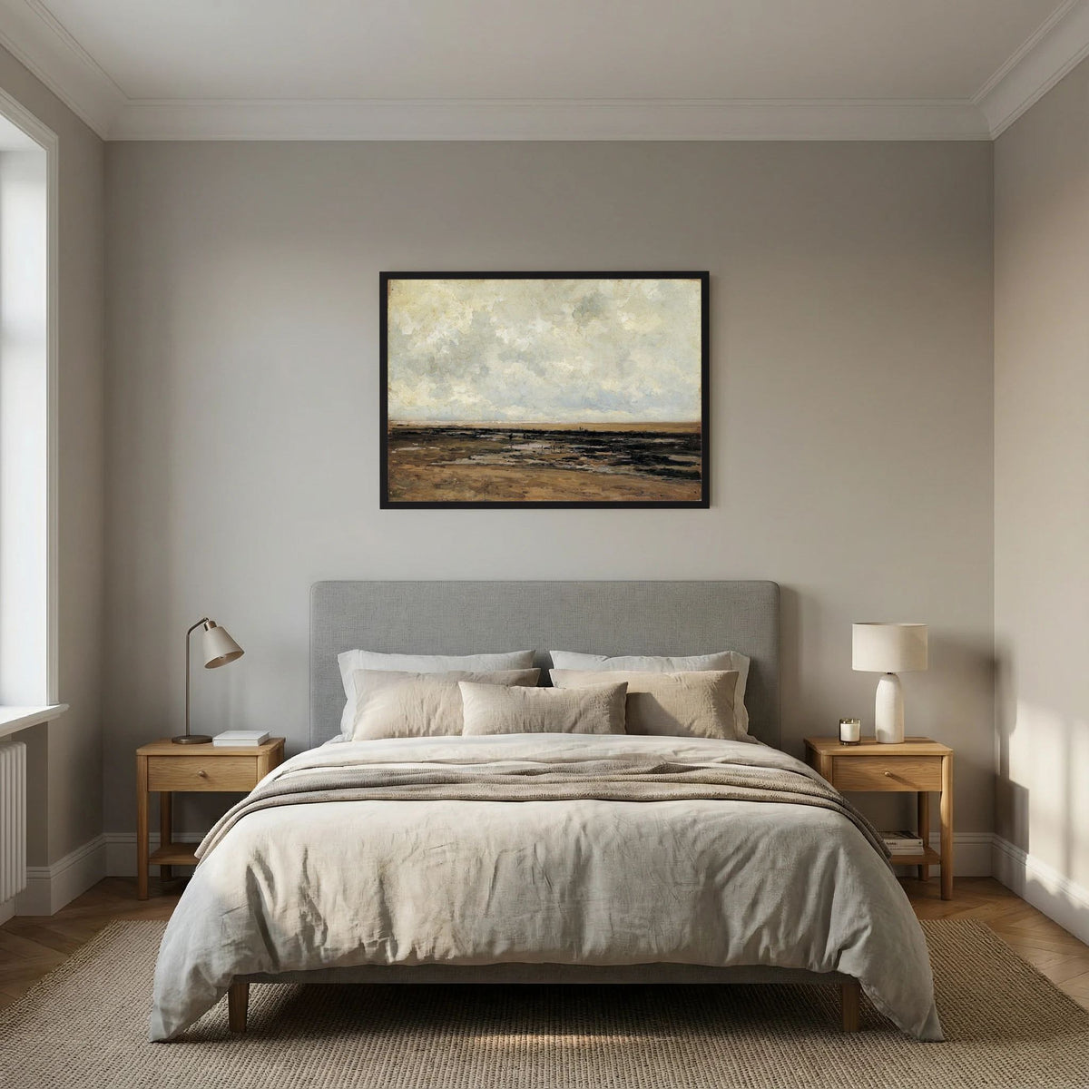 Neutral Landscape Art Print | Serene Minimal Landscape for Modern Home Decor