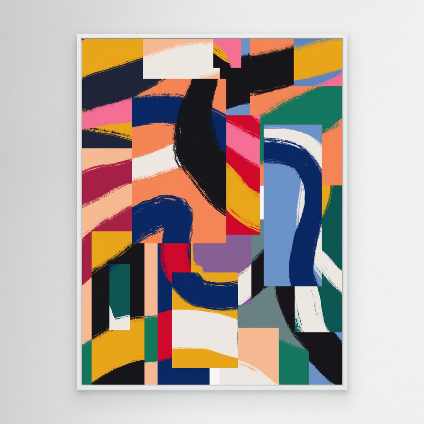 Ribbons Dancing Over Mirrors by Little Dean