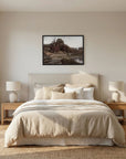 Warm Neutral Landscape Art Print | Serene Earth Tone Artwork for Modern Home
