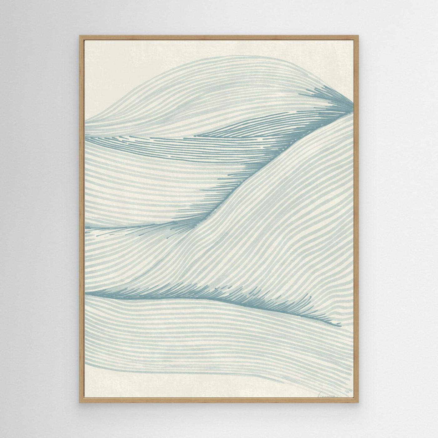 Ocean in lines 02 by Lucrecia Caporale