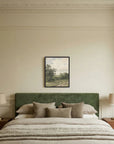 Misty Country Landscape Vintage Wall Art Print