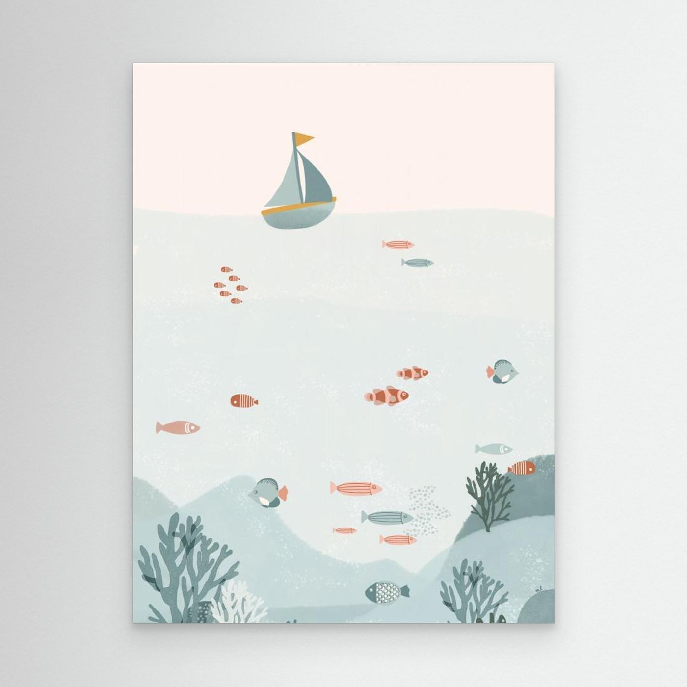 Under the Blue Sea by Menina Lisboa