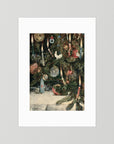 Vintage Christmas Tree Art Print