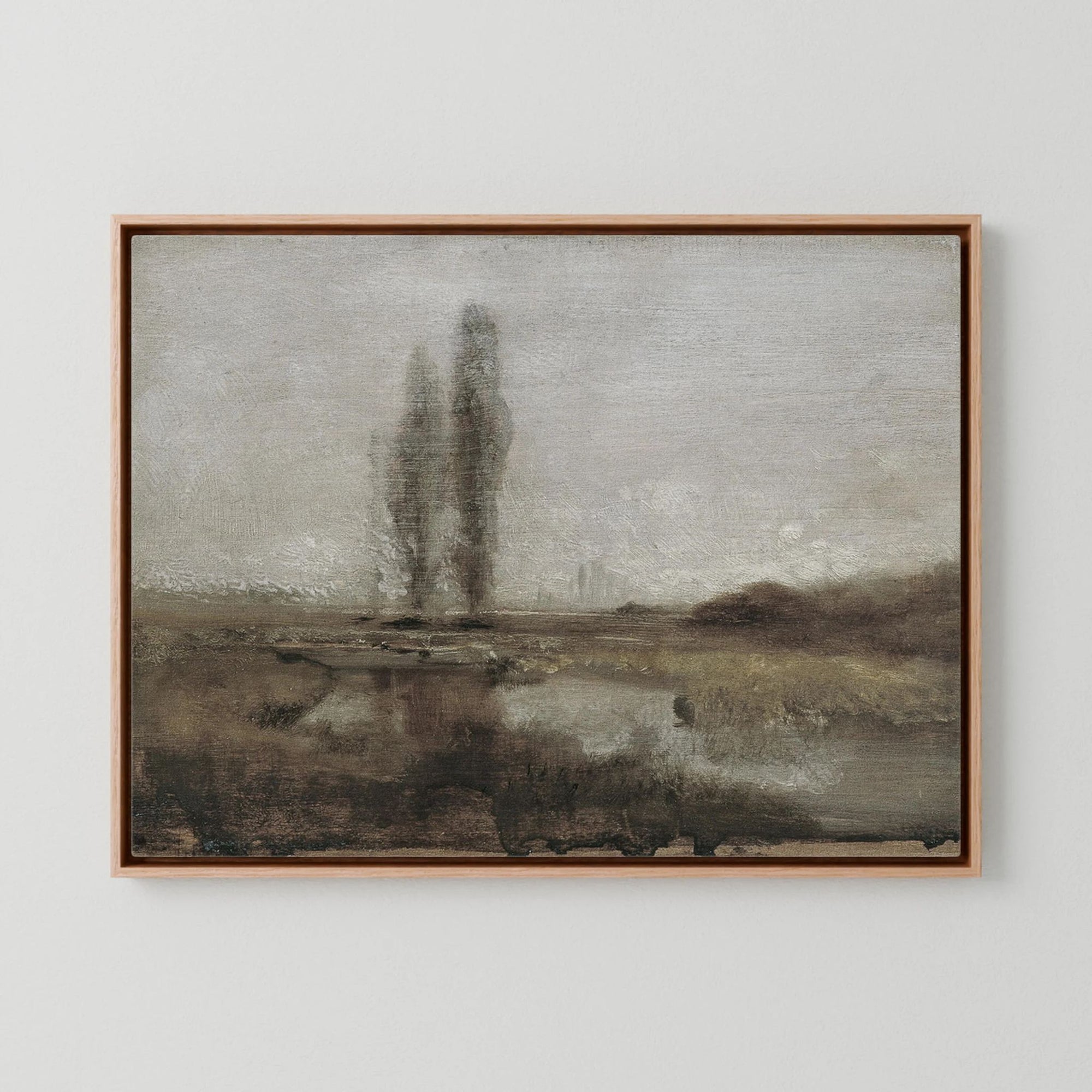 Neutral Earth Tone Landscape Canvas | Large Wall Art for Any Room