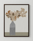 Rust Brown Dried Flowers In Vase On Table 1 Jpg by Cartissi
