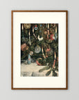 Vintage Christmas Tree Art Print