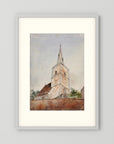 Old World Church Christmas Art Print