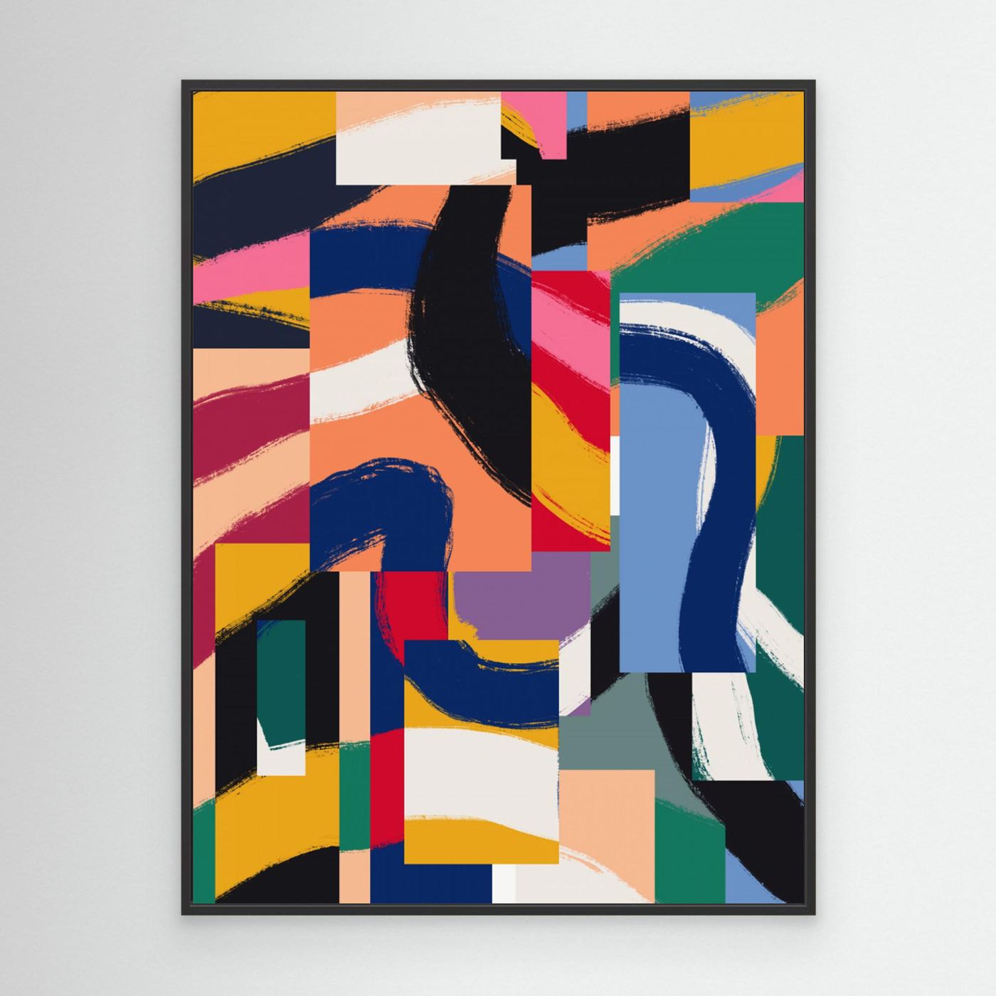 Ribbons Dancing Over Mirrors by Little Dean