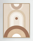 Beige Mid Century Poster No.2 by Elena Ristova