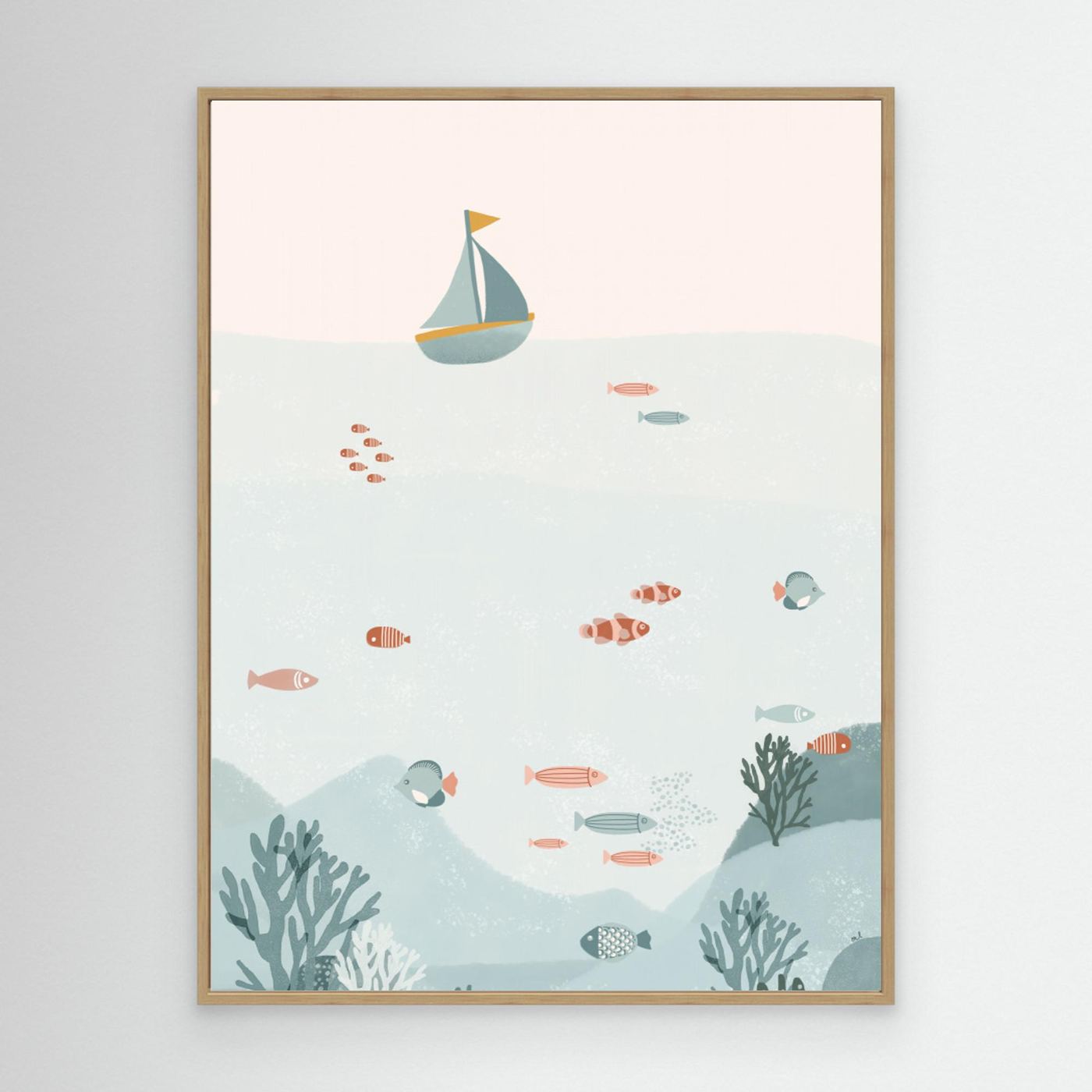 Under the Blue Sea by Menina Lisboa