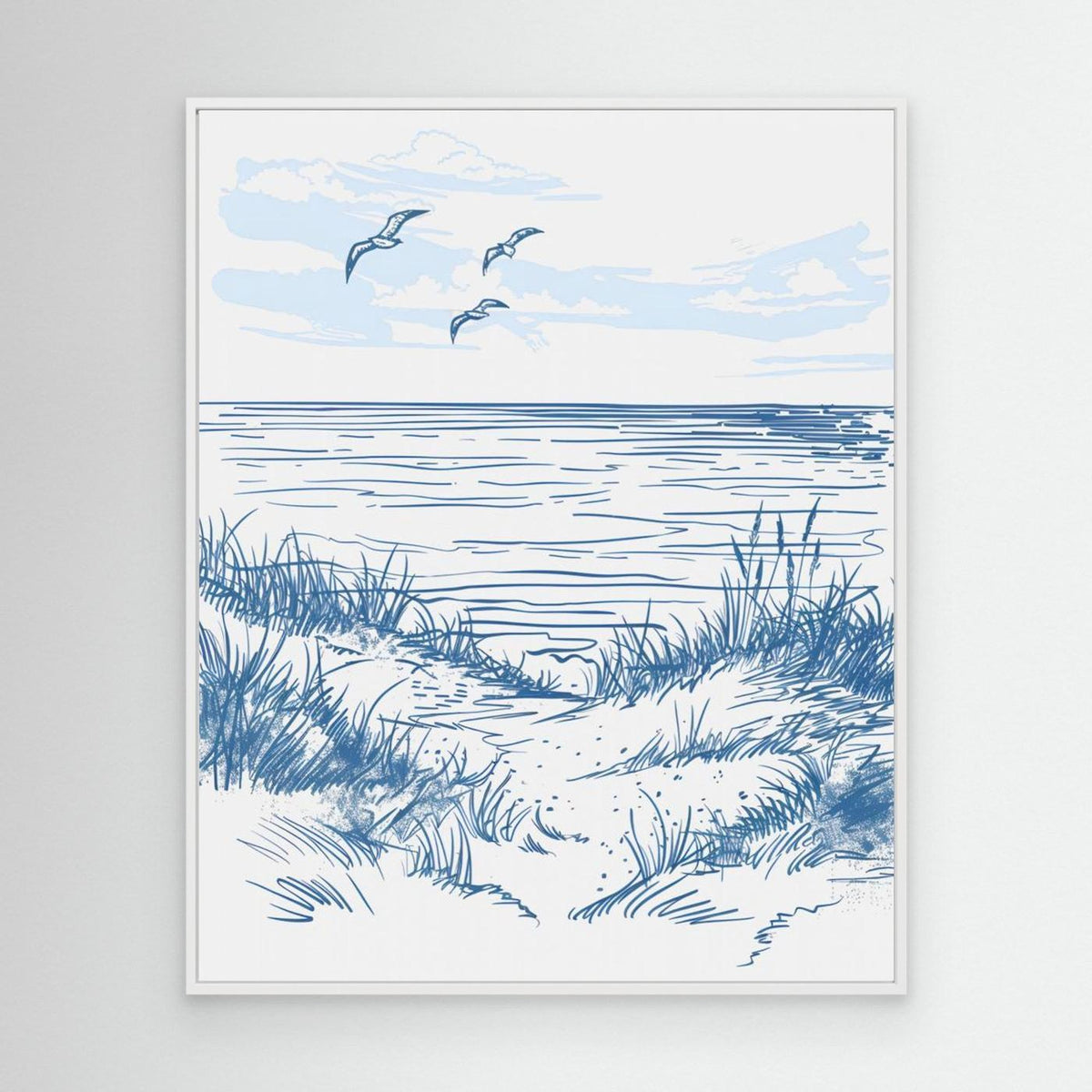 Seascape Sketch by Jolly And Dash