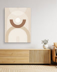 Beige Mid Century Poster No.1 by Elena Ristova