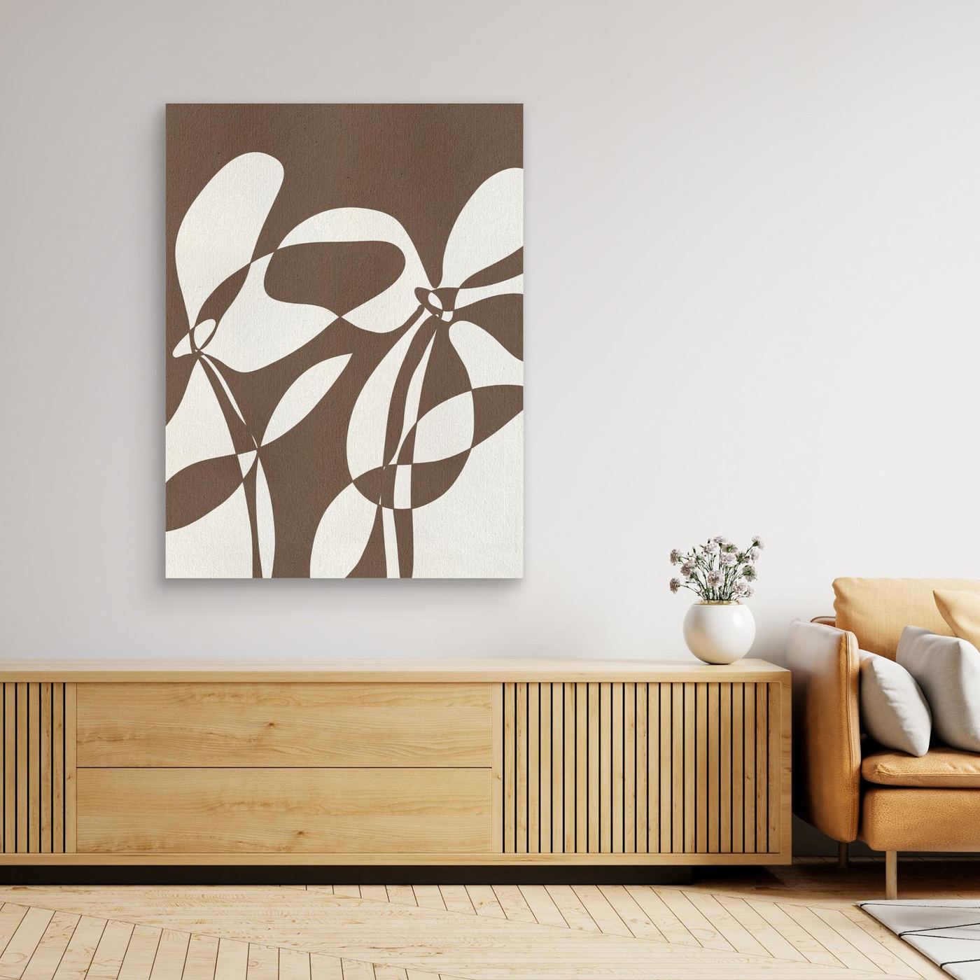 Muted Petals No 2 by Shatha Al Dafai