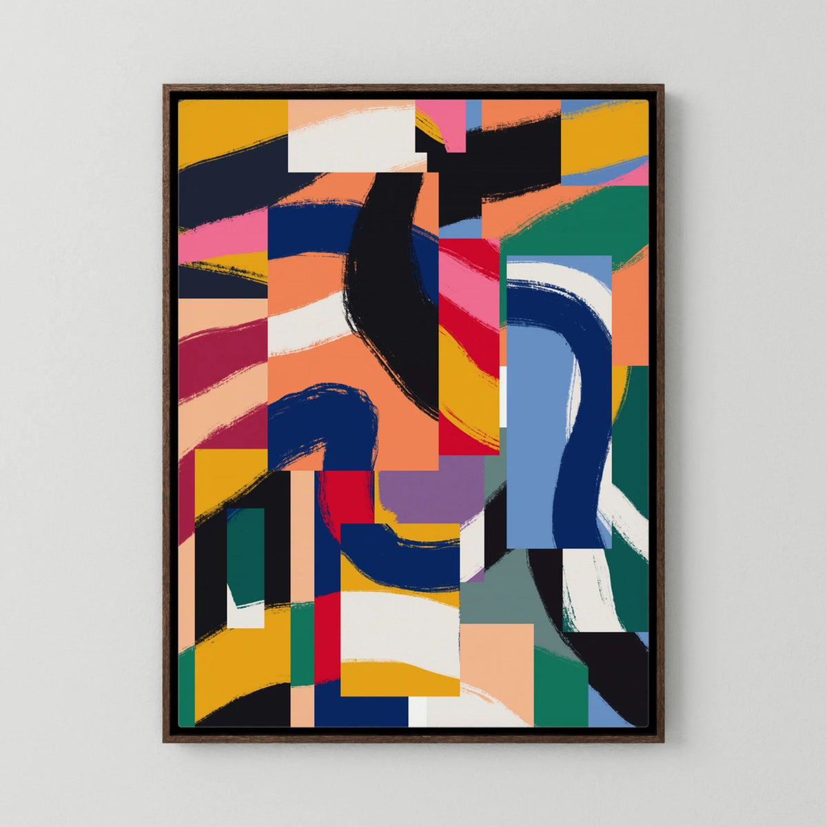 Ribbons Dancing Over Mirrors by Little Dean