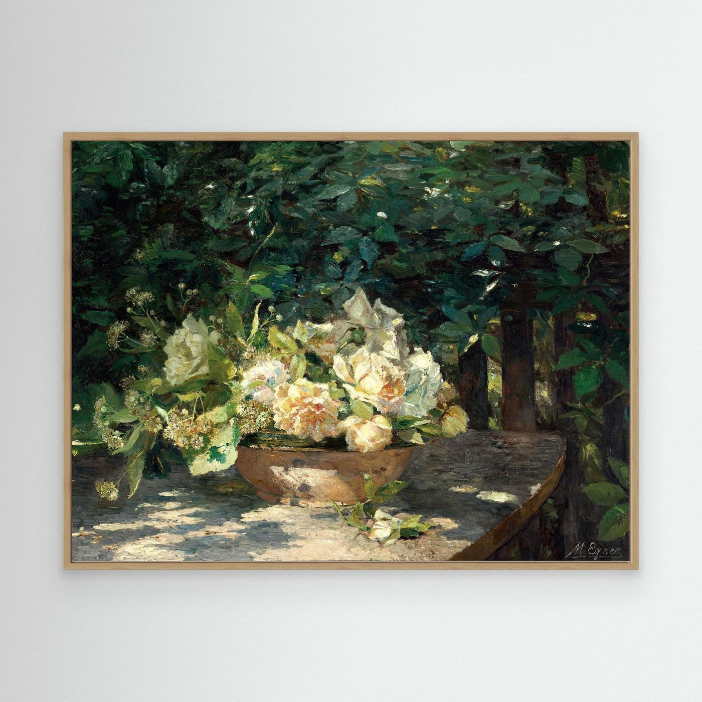 Garden Gathering Floral Artwork Canvas