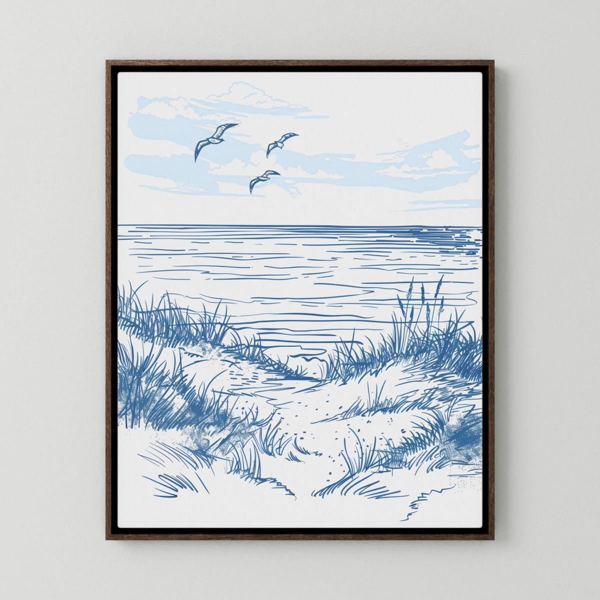 Seascape Sketch by Jolly And Dash