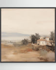 Old World Farmhouse Landscape Canvas