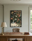 Vintage Christmas Tree Art Print