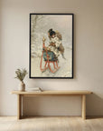 Vintage Winter Sleigh Art Print