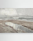 Large Coastal Water Canvas Painting | Beach Landscape Wall Art No Frame