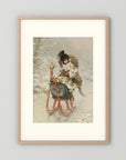 Vintage Winter Sleigh Art Print