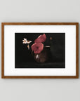 Vintage Red Poppy Still Life Art Print
