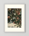 Vintage Christmas Tree Art Print