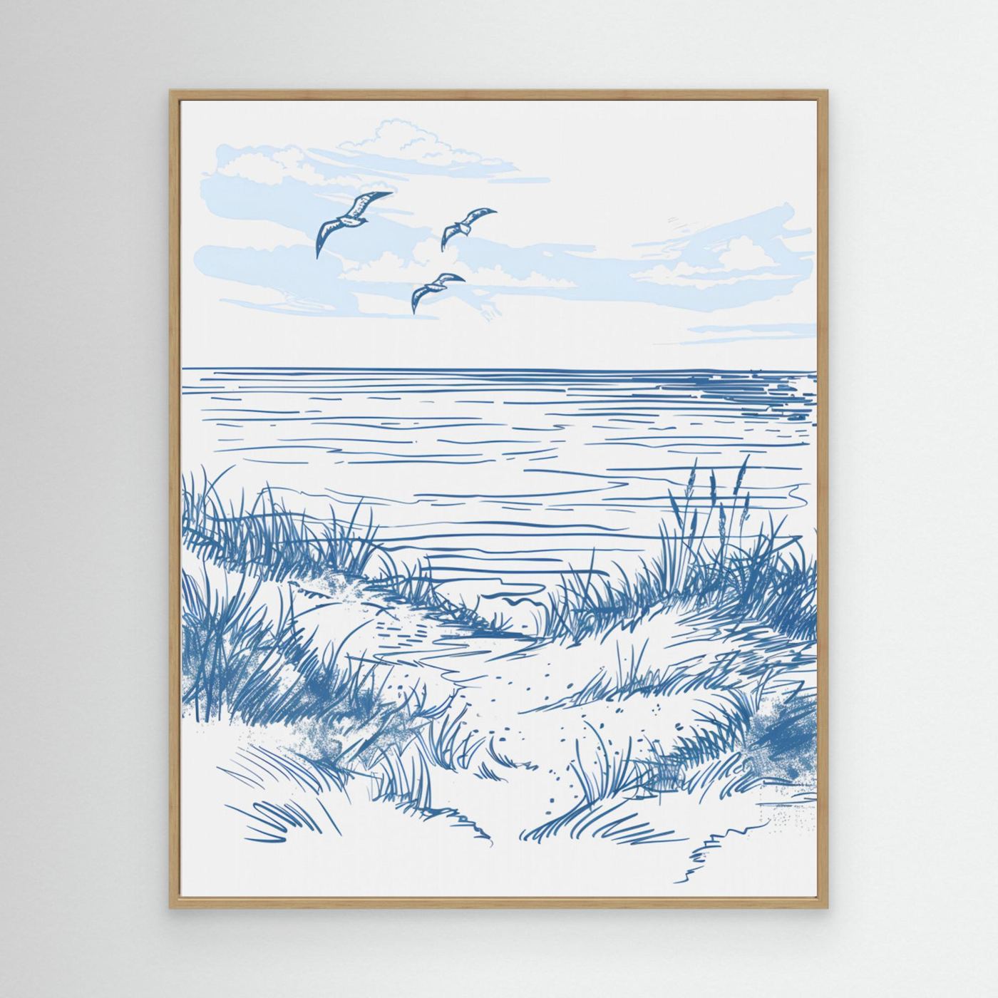 Seascape Sketch by Jolly And Dash