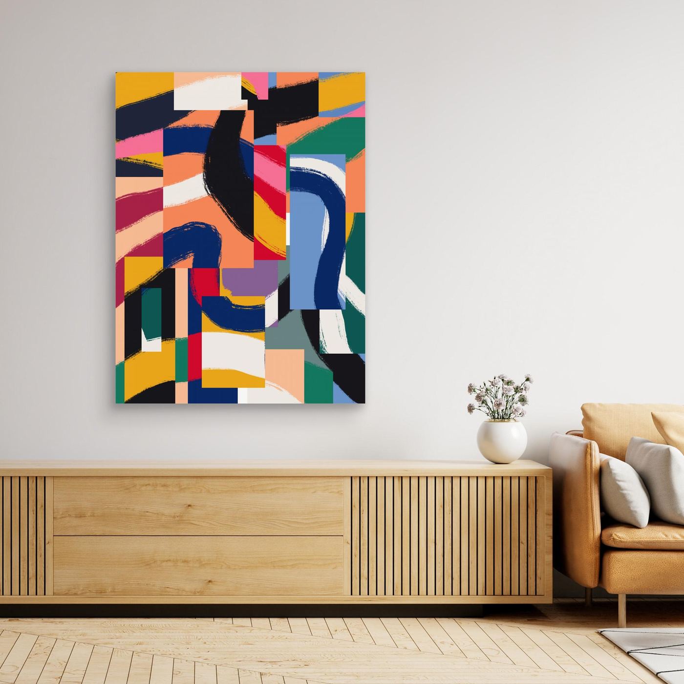 Ribbons Dancing Over Mirrors by Little Dean