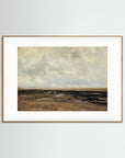 Neutral Landscape Art Print | Serene Minimal Landscape for Modern Home Decor Oak Nature White