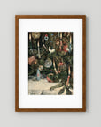 Vintage Christmas Tree Art Print