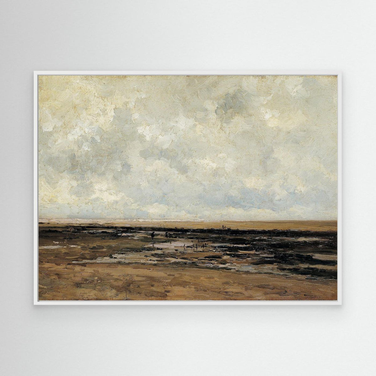 Neutral Landscape Canvas Wall Art | Serene Minimal Landscape for Modern Home Decor