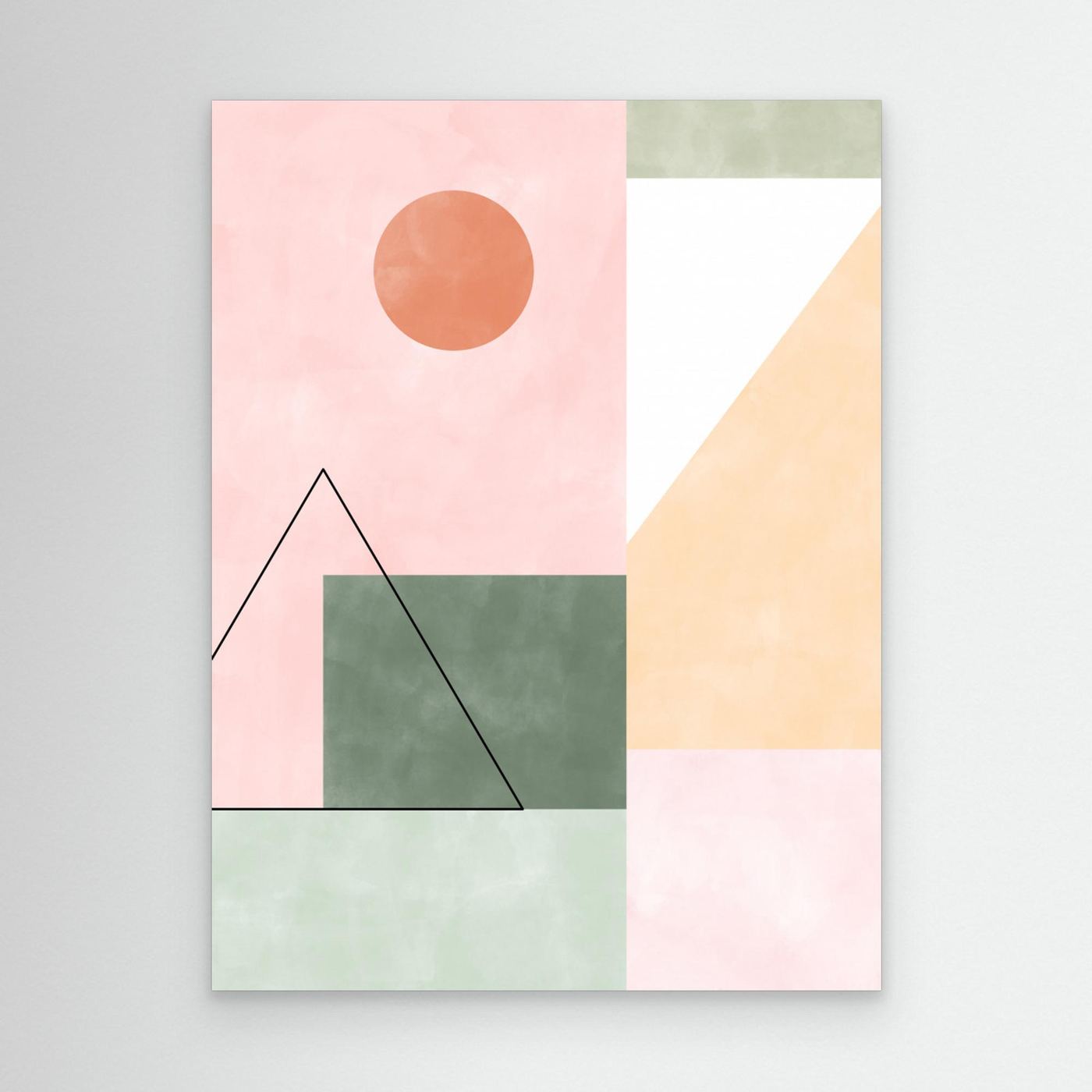 3x4 Aspectratio Pinkgreen21 by Elena Ristova