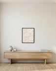 Blush Rose Wallpaper Pattern Vintage Wall Art Print