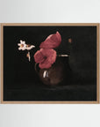 Vintage Red Poppy Still Life Art Print