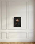 Moody Artist Portrait Vintage Wall Art Print
