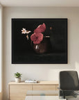 Vintage Red Poppy Still Life Art Print