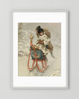 Vintage Winter Sleigh Art Print