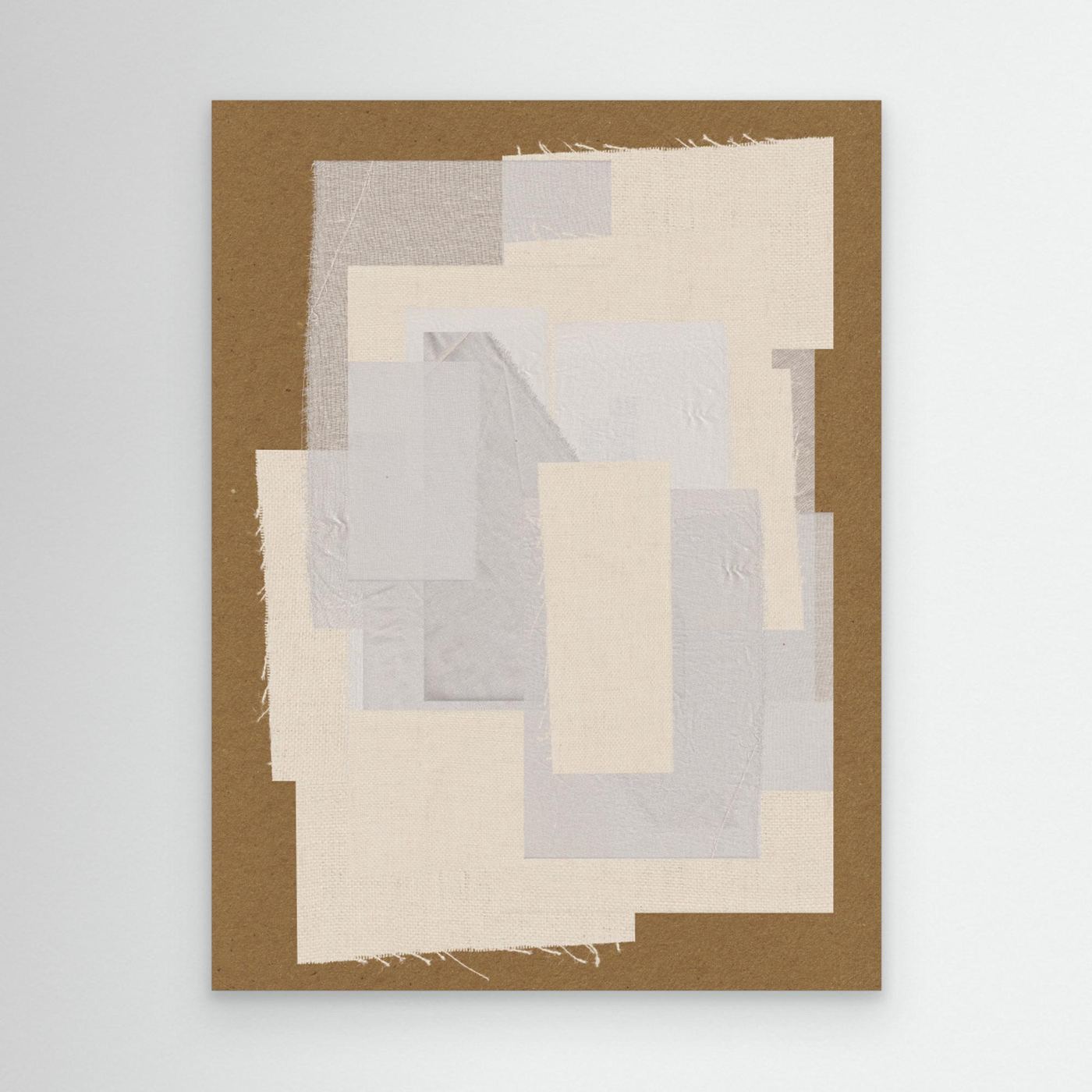 Fabric Pattern Collage No.6 by The Miuus Studio