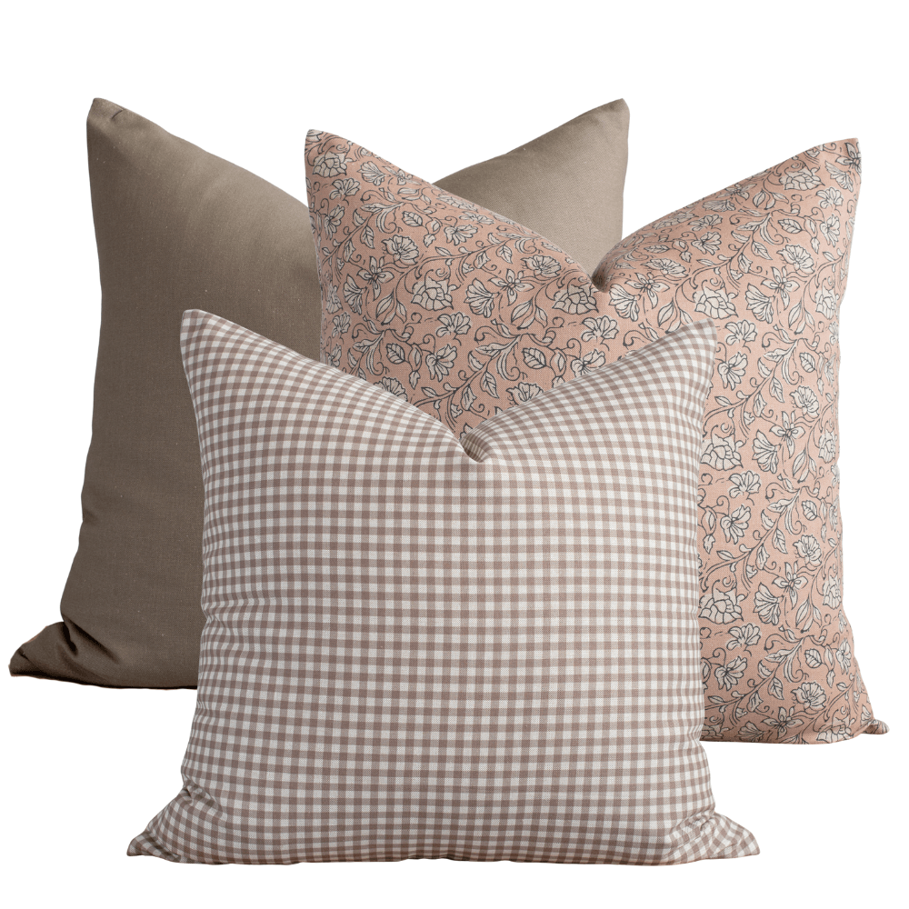 Verona Pillow Combination | Set of Three Pillow Covers