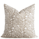 Ochre Floral Block Printed Pillow Cover | Mustard